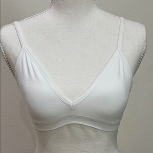 2 Barely There White Bralettes